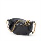 Charles Keith Ring Decoration Street Fashion Belt Bag Black